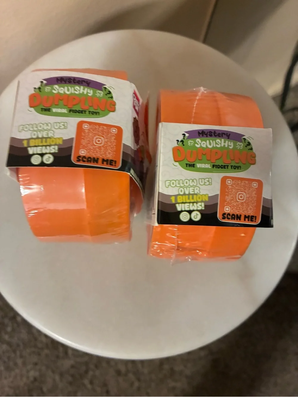 RMS Mystery Squishy Dumpling Halloween Glitter Pumpkin Edition